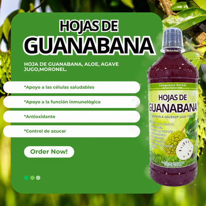 Hoja de Guanábana Herbal Tonic 1L (33.3Fl Oz)