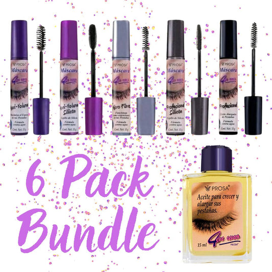 Prosa Viral 4-in-1 Mascara Kit 5 Pieces + FREE Eyelash Oil