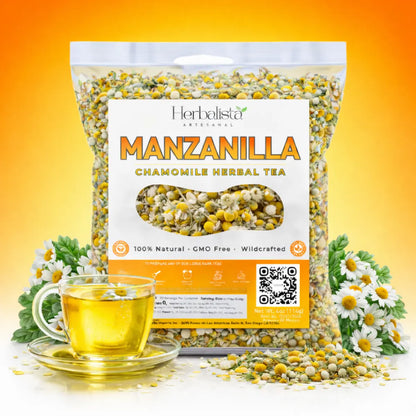 Manzanilla Chamomile Loose Leaf Herbal Tea 4oz (113g)