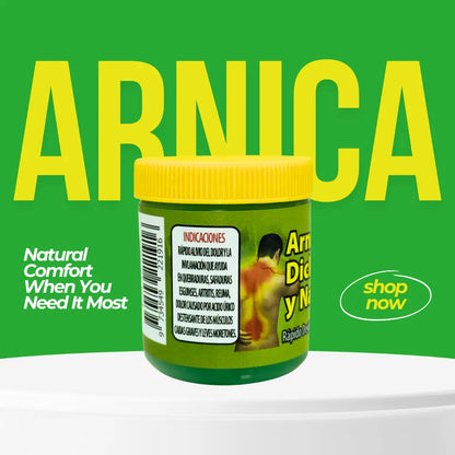 Arnica Massage Bundle Ointment 125g + Oil 8 oz 2 Piece Set
