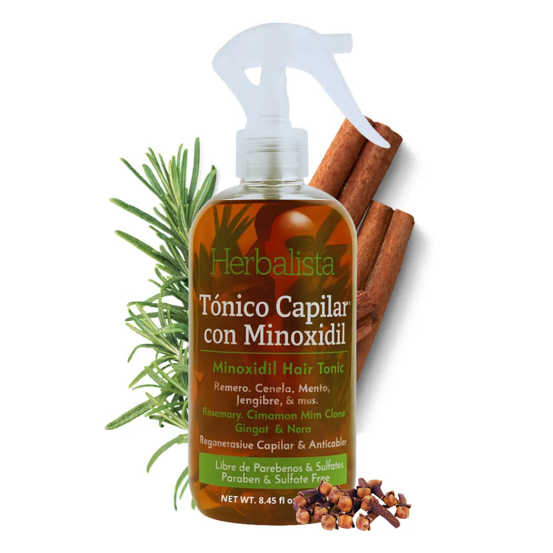 Herbalista Minoxidil Tonico Capilar Hair Tonic 250ml (8.45 fl oz)
