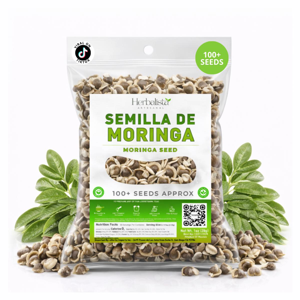 Herbalista Moringa Seeds 1oz (28g) Approx. 100+ Seeds