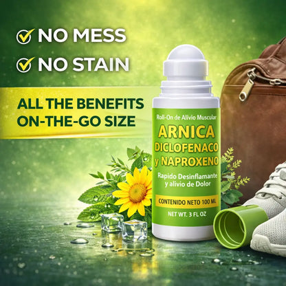 Arnica Gel & Roll-On Muscle Massage Care Duo