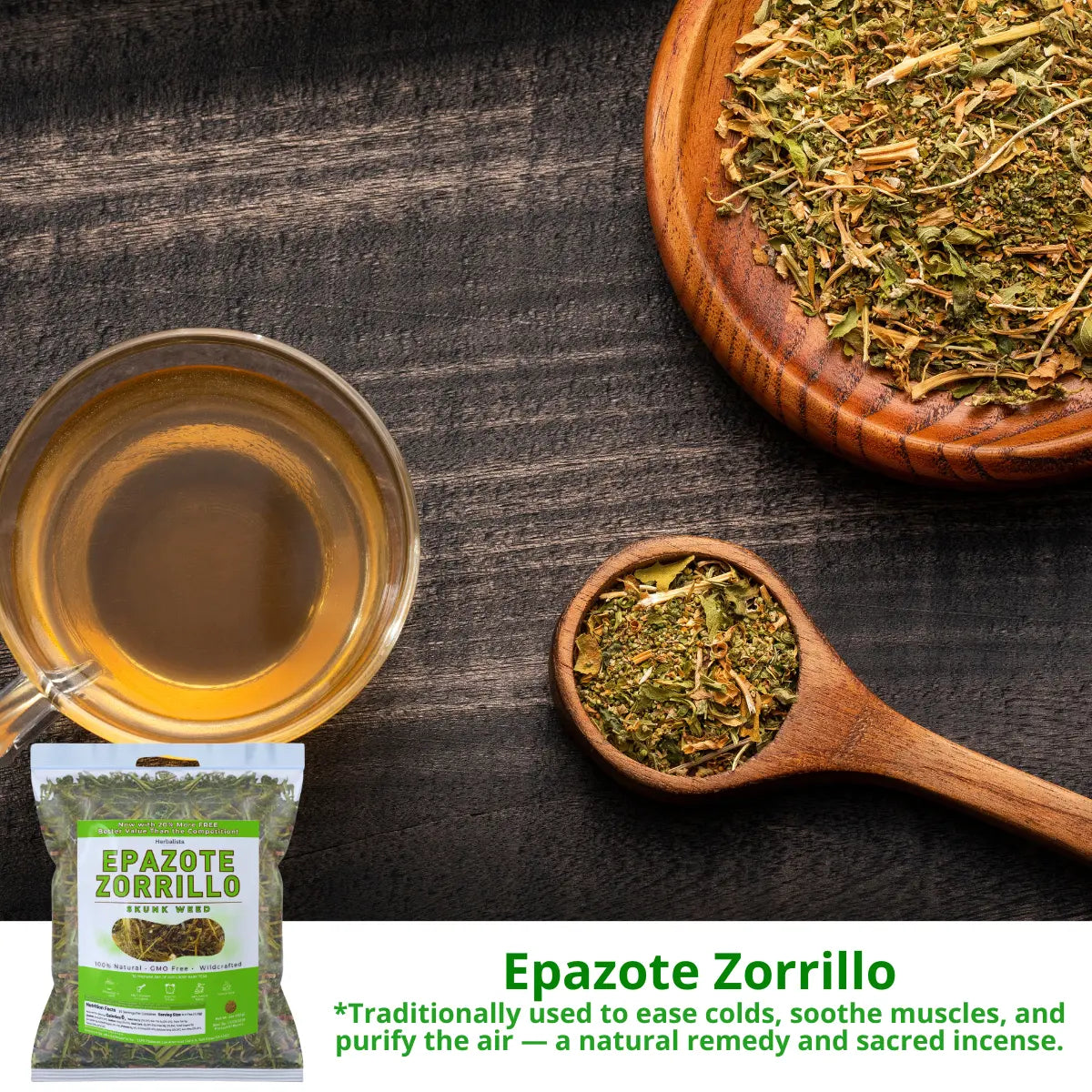 Epazote de Zorrillo Herbal Tea 5oz (141g)