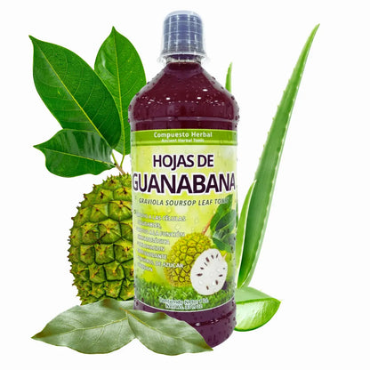 Hoja de Guanábana Herbal Tonic 1L (33.3Fl Oz)