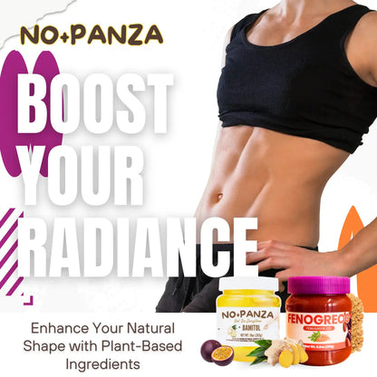 Viral 2 Piece Bundle] Fenugreek Gel + No+Panza Amarillo 8.8oz (250gr)