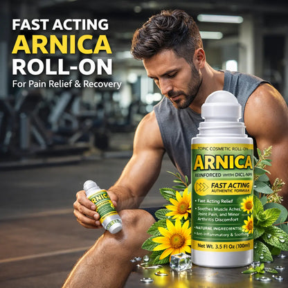 Arnica Gel Roll On Massage Balm 100ml