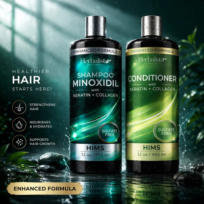 Minoxidil Men Shampoo & Conditioner Duo 32oz
