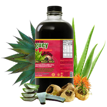 Maguey, Muicle, Maca & Black Garlic Juice 32 fl oz