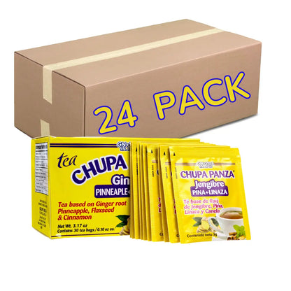 Te Chupa Panza Ginger & Pineapple Tea Bags (30 Tea Bags, 0.10 oz Each)