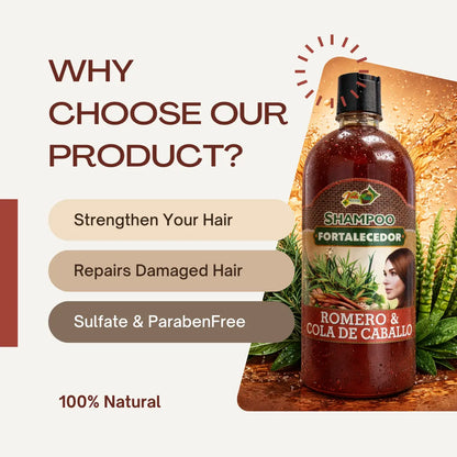 Rosemary & Horsetail Shampoo 1L (33.9 Fl Oz)