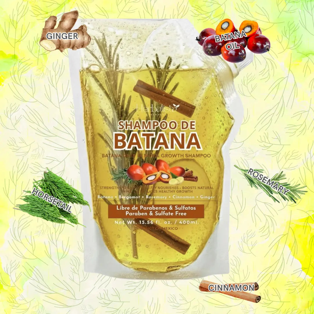 Herbalista Batana Oil Herbal Shampoo 400ml (13.5 fl oz)