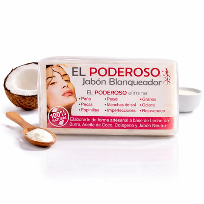 El Poderoso Goat Milk Facial Soap 100g 3 Pack