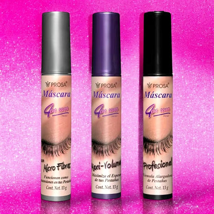PROSA Mascara 4-Piece Bundle Set