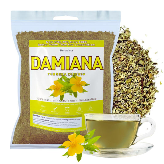 Damiana Té (Mexican Damiana) Loose Leaf Tea 5oz