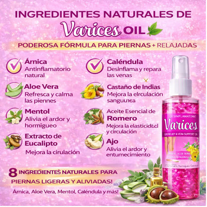 Viral Leg Relief Cooling Massage Oil 8 fl oz