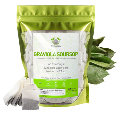 Soursop (Guanabana) Tea Bags – 40 Count 4.2oz
