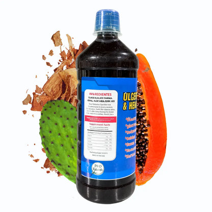 Digestive Support Juice Tonic with Cuachalalate, Papaya & Nopal