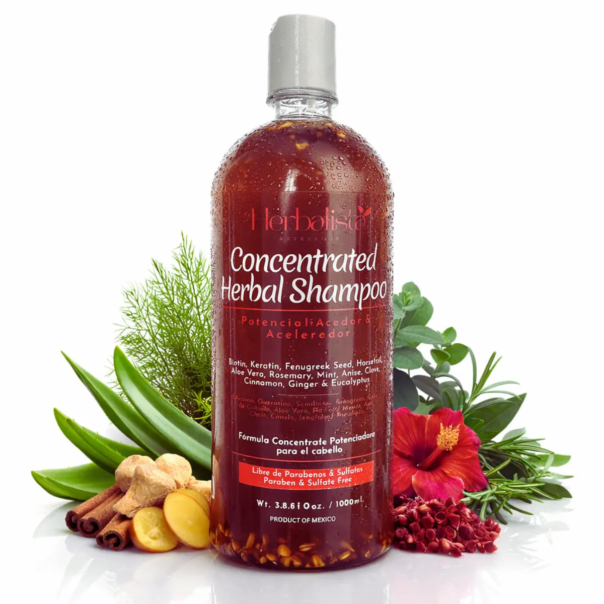 Herbalista Concentrated Herbal Shampoo 1000ml (33.8 fl oz)