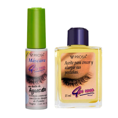 PROSA Avocado Mascara and Lash Oil Bundle