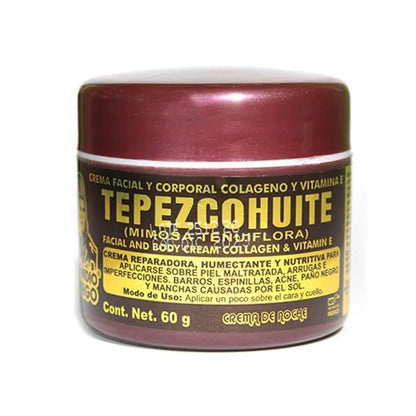 Tepezcohuite Night Face and Body Cream 2oz (60g)