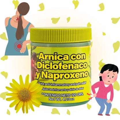 2x Arnica Pomada Muscular Massage Balm 125g