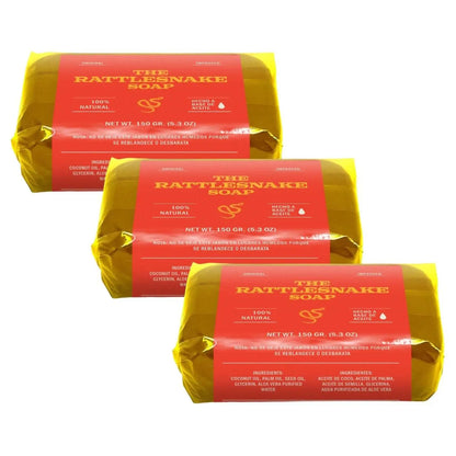 The Rattlesnake Natural Bar Soap 3 Pack - 150g Each