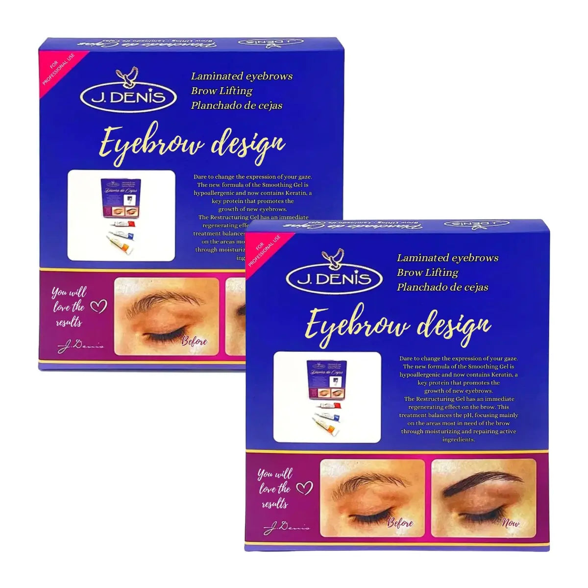 2 Boxes - J. Denis Eyebrow Design Kit