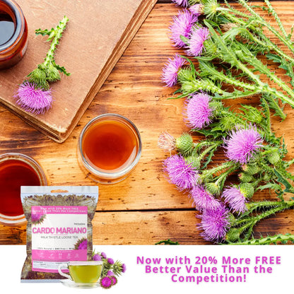 Wildcrafted Whole Cardo Mariano (Milk Thistle) Tea 5oz