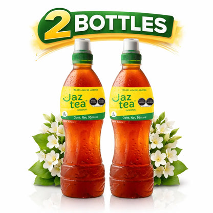 2 Pack - Jaztea Jasmine Iced Tea 16.9 fl oz (500ml)