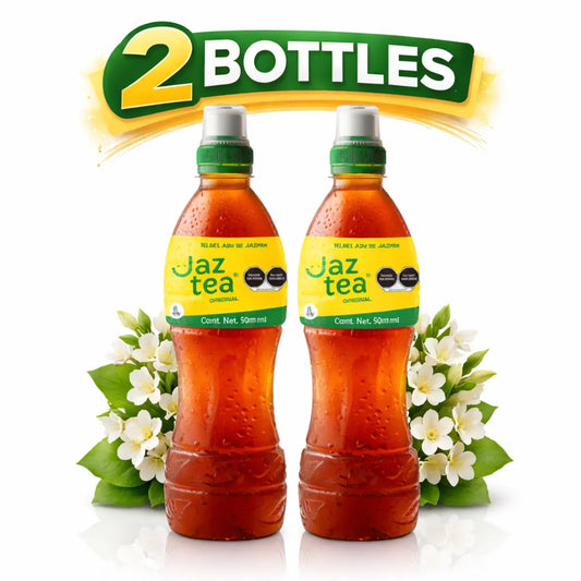 2 Pack - Jaztea Jasmine Iced Tea 16.9 fl oz (500ml)