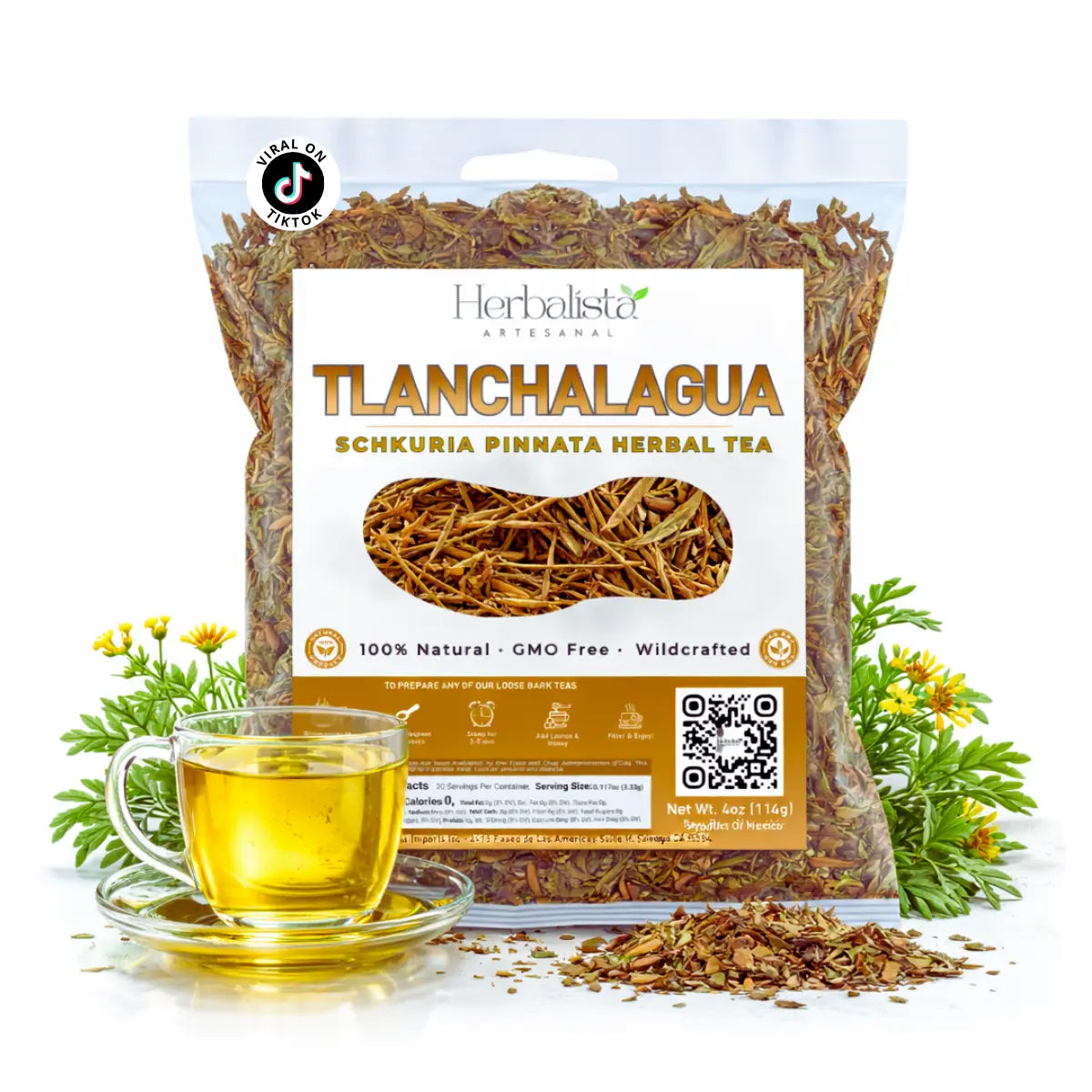 Herbalista Viral Tlanchalagua Herbal Tea 4 oz (113 g)