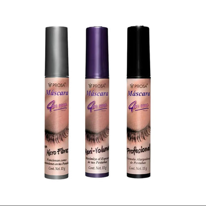 Prosa Mascara Set of 3 Piece Bundle Set