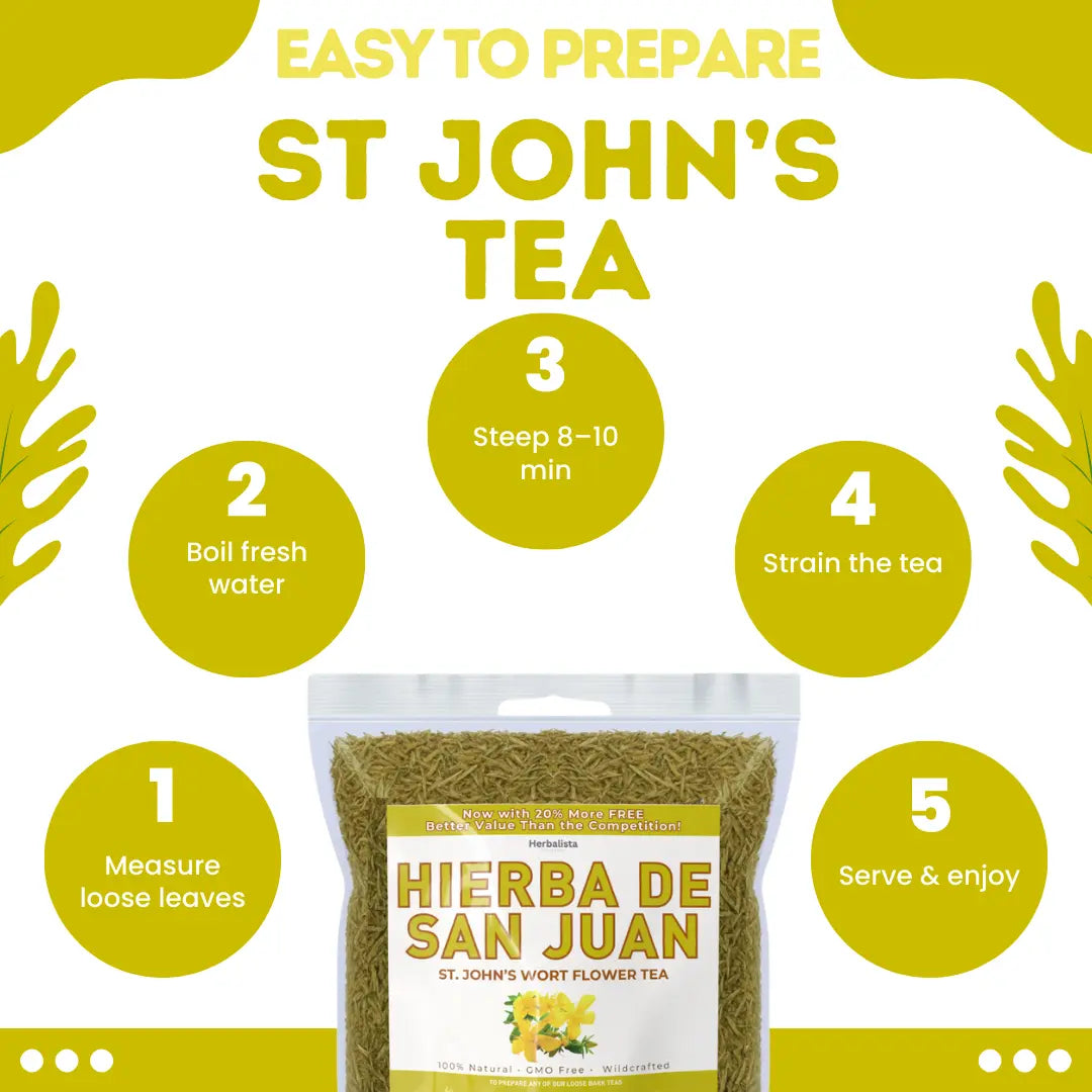 Herbalista St. John's Wort Flower Tea 5oz (141g)