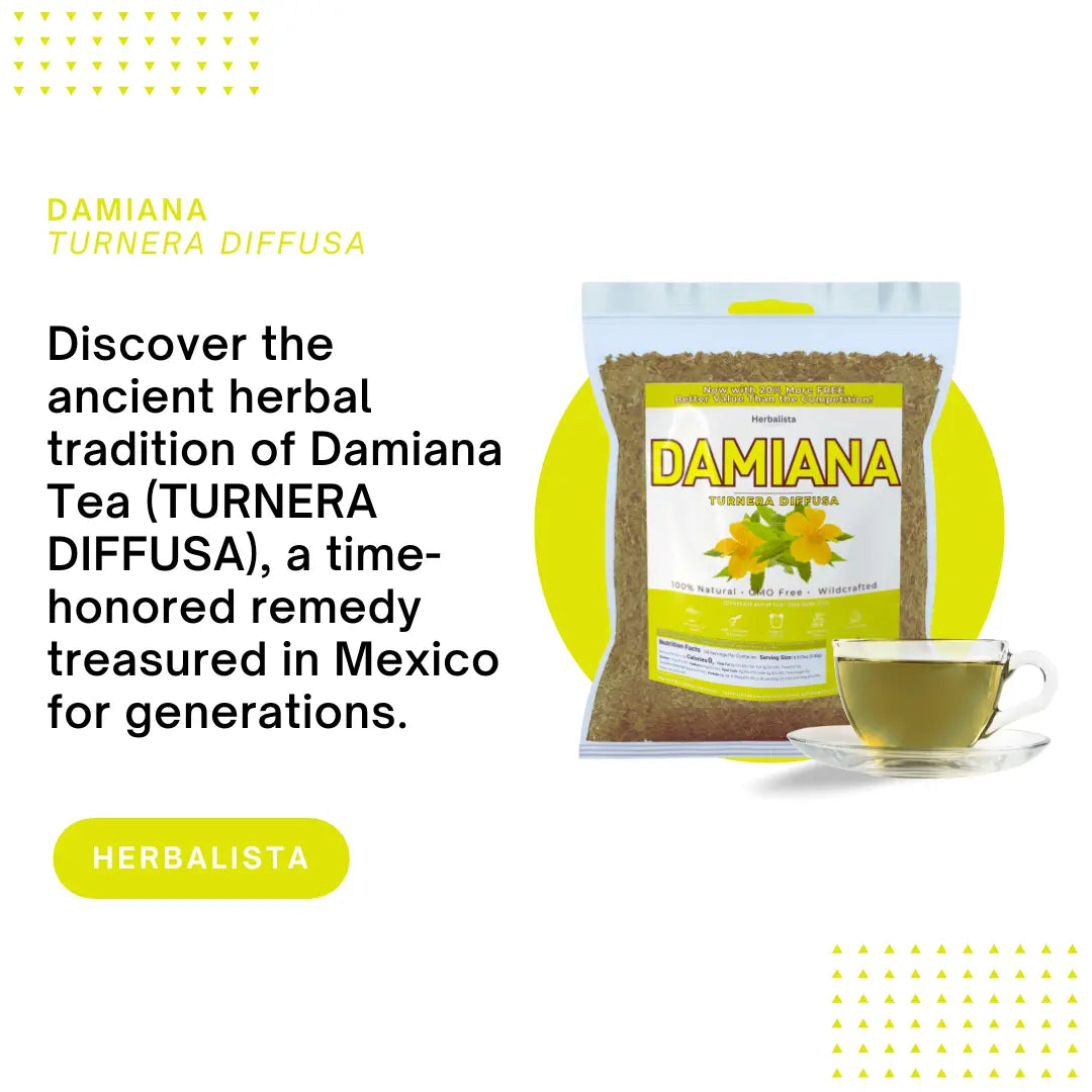 Damiana Té (Mexican Damiana) Loose Leaf Tea 5oz