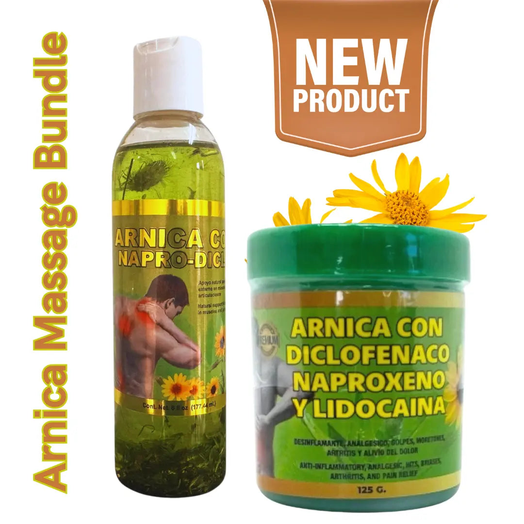 Arnica Relief Duo 125g Ointment & 8oz Massage Oil