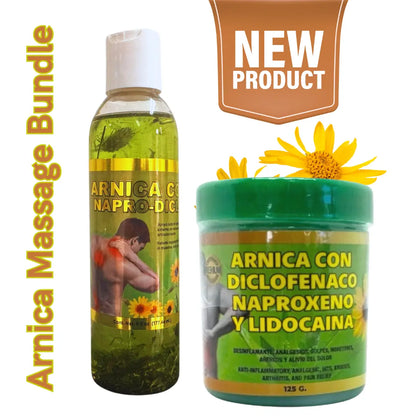 Arnica Relief Duo 125g Ointment & 8oz Massage Oil