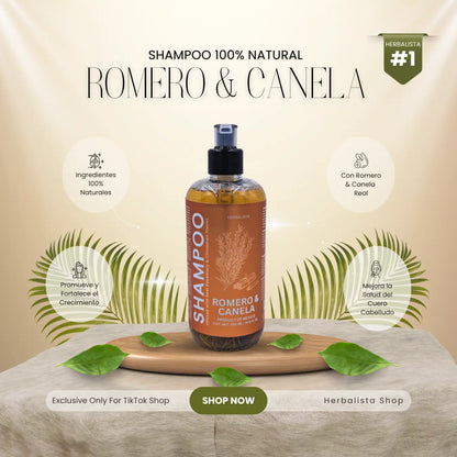 Herbalista Rosemary & Cinnamon Shampoo 500ml (16.9 fl oz)