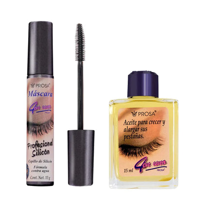 Prosa Viral 4-in-1 Mascara Kit 5 Pieces + FREE Eyelash Oil