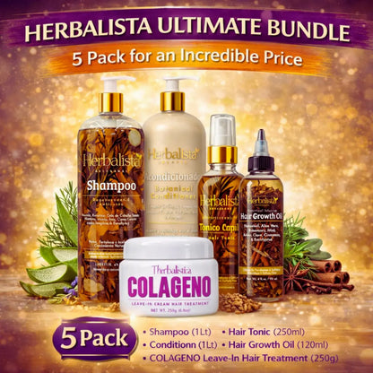 Herbalista Ultimate Hair Care Bundle 5 Piece Set