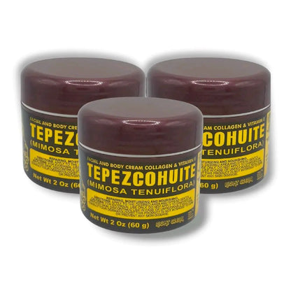 3 Pack Del Indio Papago Tepezcohuite Night Cream 2oz