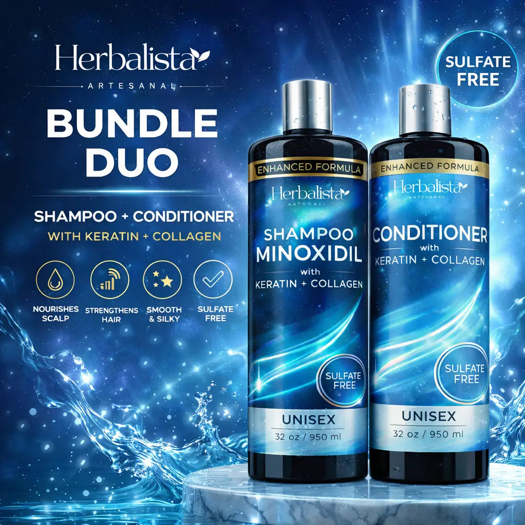 Herbalista Minoxidil Keratin Collagen Hair Care Set