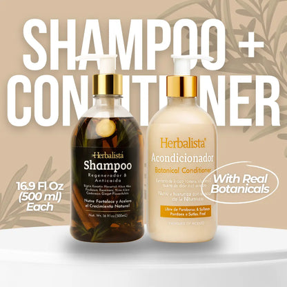 Herbal Hair Care Bundle 500ml (16.9 fl oz) 3 Piece Set