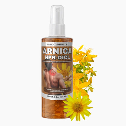 Arnica & St. John's Wort Massage Oil 8 oz (236ML)