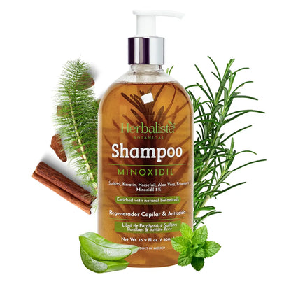 Herbalista Minoxidil Shampoo & Conditioner Set 2 x (16.9 fl oz 500ml)