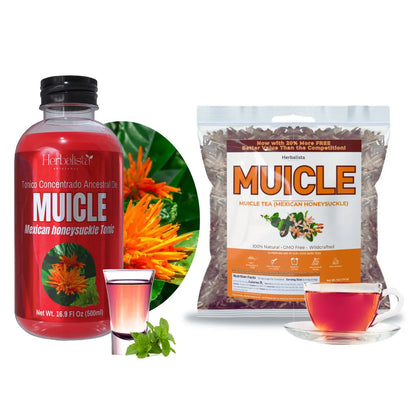 Muicle (Mexican Honeysuckle) Herbal Tonic 500ml (16.9 fl oz)