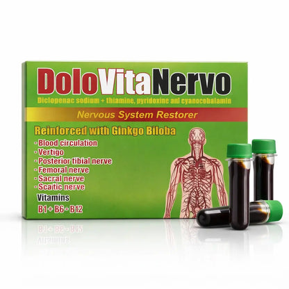 Dolo Vita Nervo Multivitamin Shots 24ct (15ml) – 2 Boxes