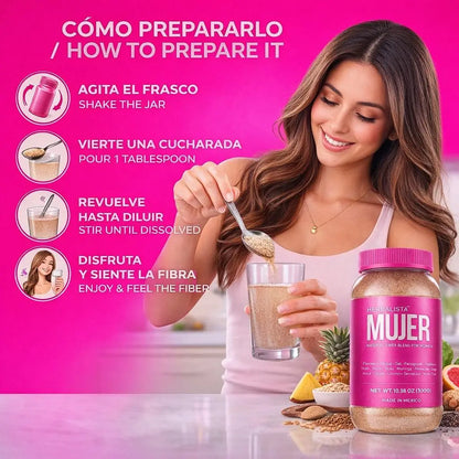 Herbalista Mujer Daily Fiber Powder 16oz(456g)