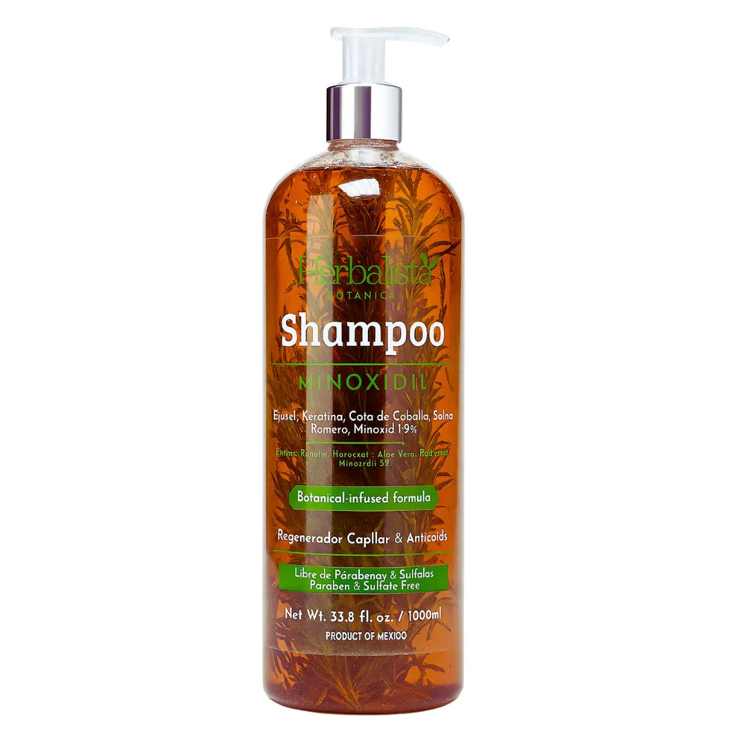 Herbalista Viral New Herbal Shampoo Minoxidil 1000ml (33.8 fl oz)