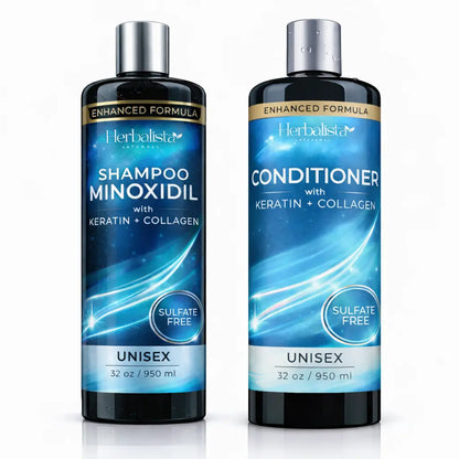 Herbalista Minoxidil Keratin Collagen Hair Care Set